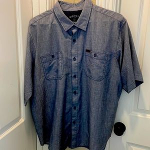 Mens Orvis SS Tech casual button down shirt in XXL.
